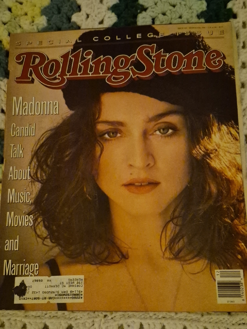 Rolling Stone Magazine Featuring Madonna - Vintage Cover